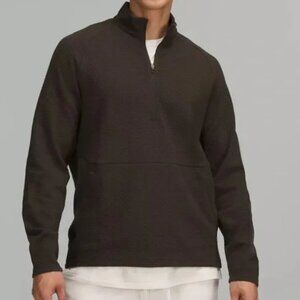 Lululemon At Ease Half-Zip Pullover Sweatshirt, Double-Knit, BRANDED - Men Large
